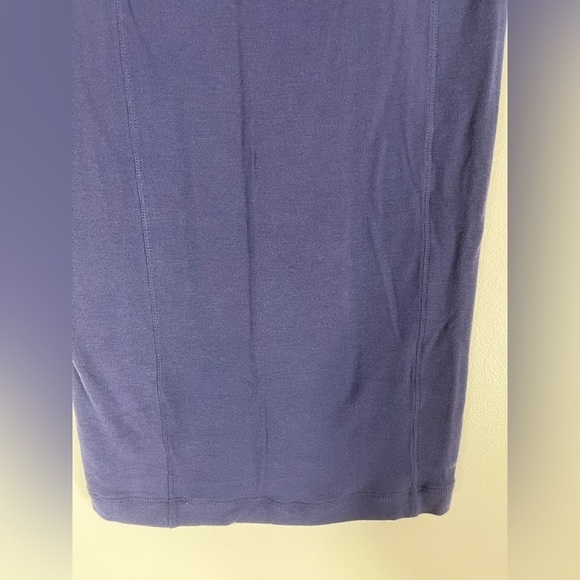 Kit and Ace Womens Size 2 Maxi Skirt Long Happy Skirt Style Blue Modal Blend - Picture 4 of 11